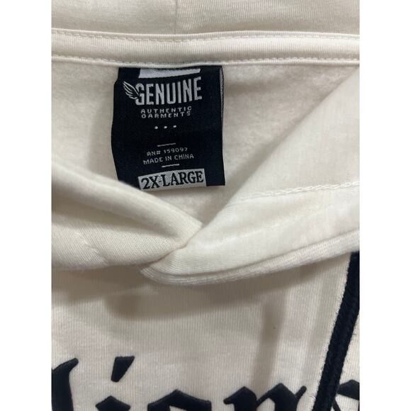 Genuine Authentic Garment Puff Print Millionaire Graphic Baby Hoodie Mens 2XL - Picture 4 of 6